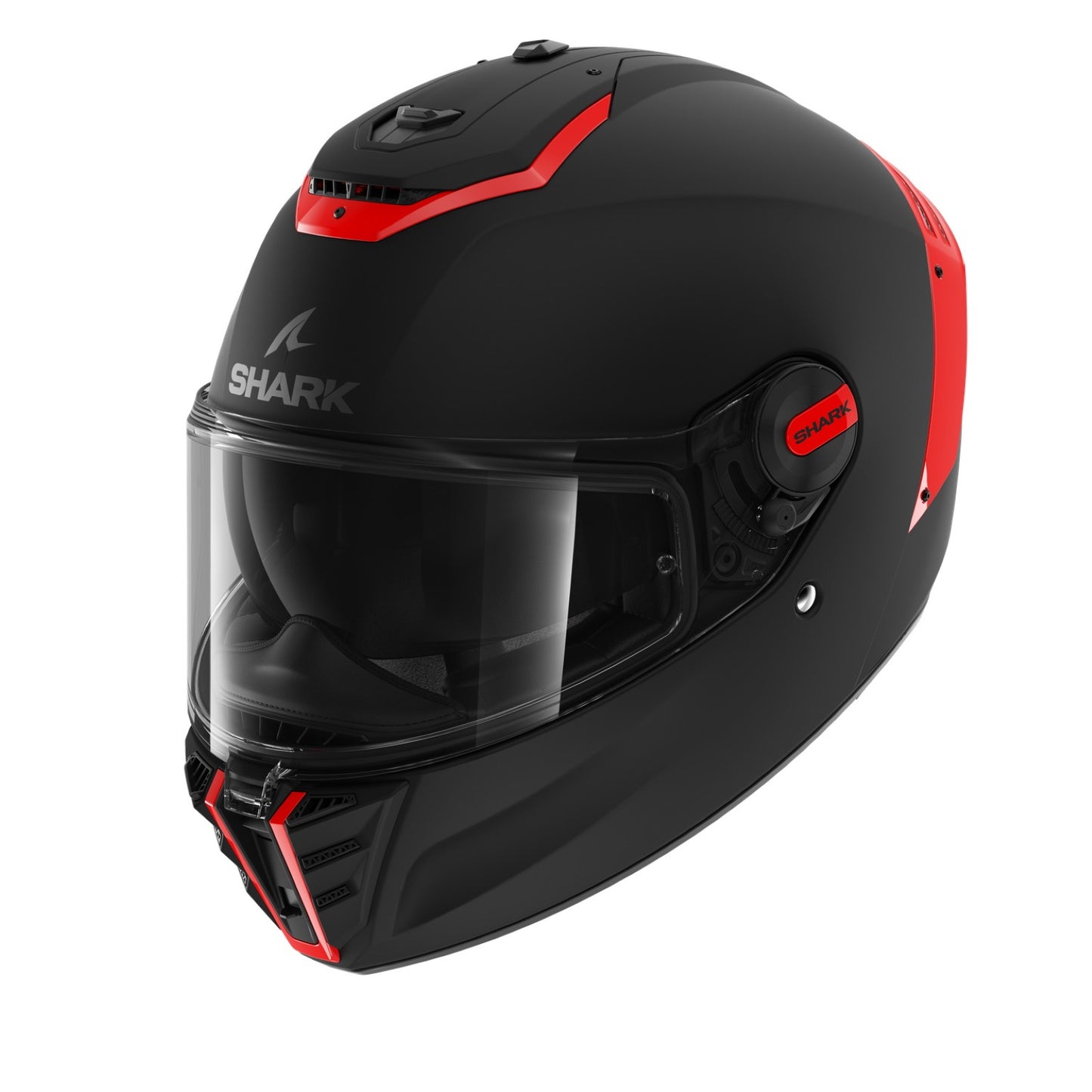 Shark Spartan RS Blank Black Red Full Face Helmet