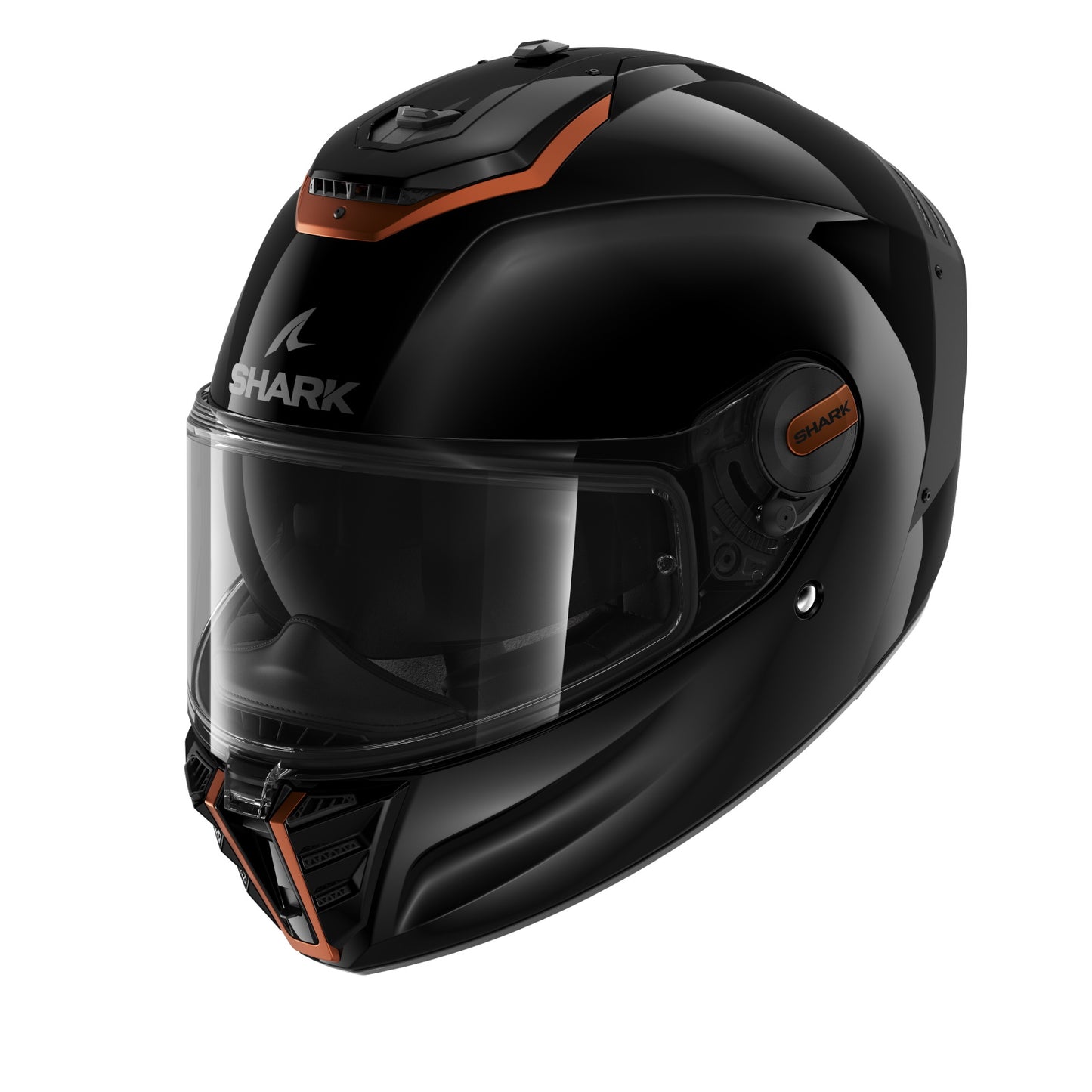 Shark Spartan RS Blank SP Black Orange Full Face Helmet