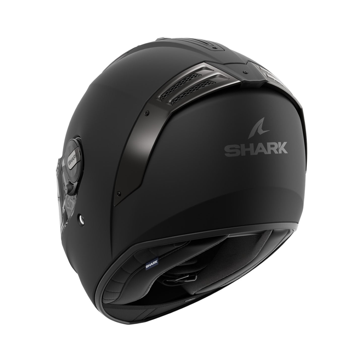 Shark Spartan RS Blank Black Silver Full Face Helmet