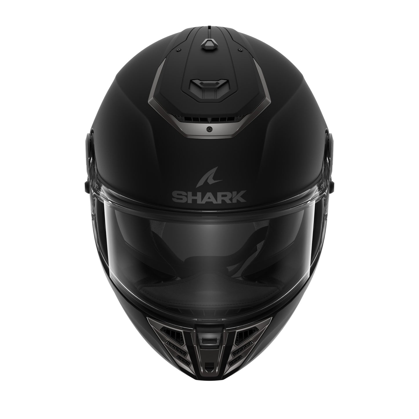 Shark Spartan RS Blank Black Silver Full Face Helmet