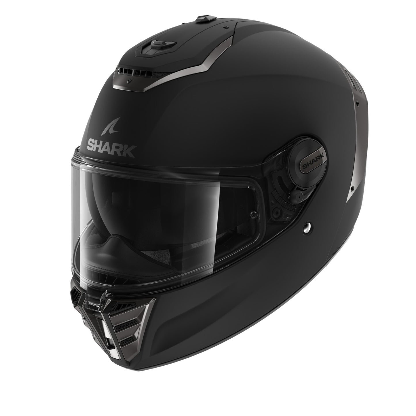 Shark Spartan RS Blank Black Silver Full Face Helmet