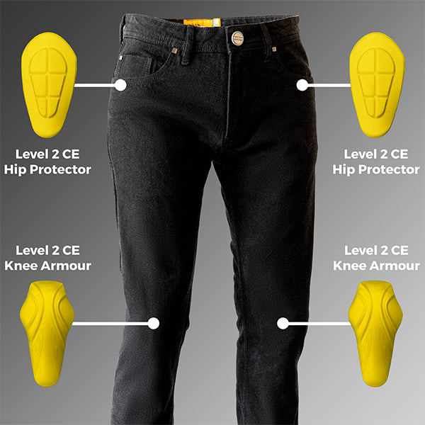 Richa Carter Mens Jeans Black