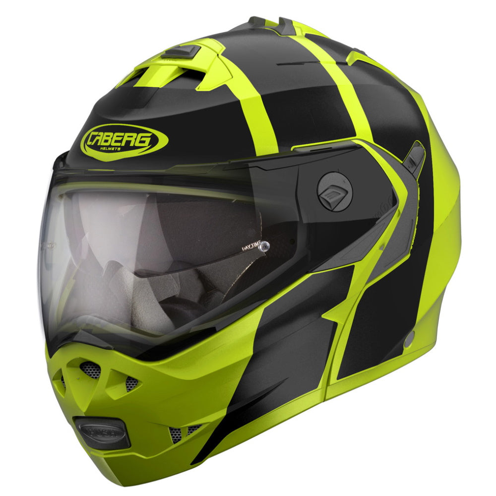 Caberg Duke II Impact Yellow Fluo Black Flip Front Helmet