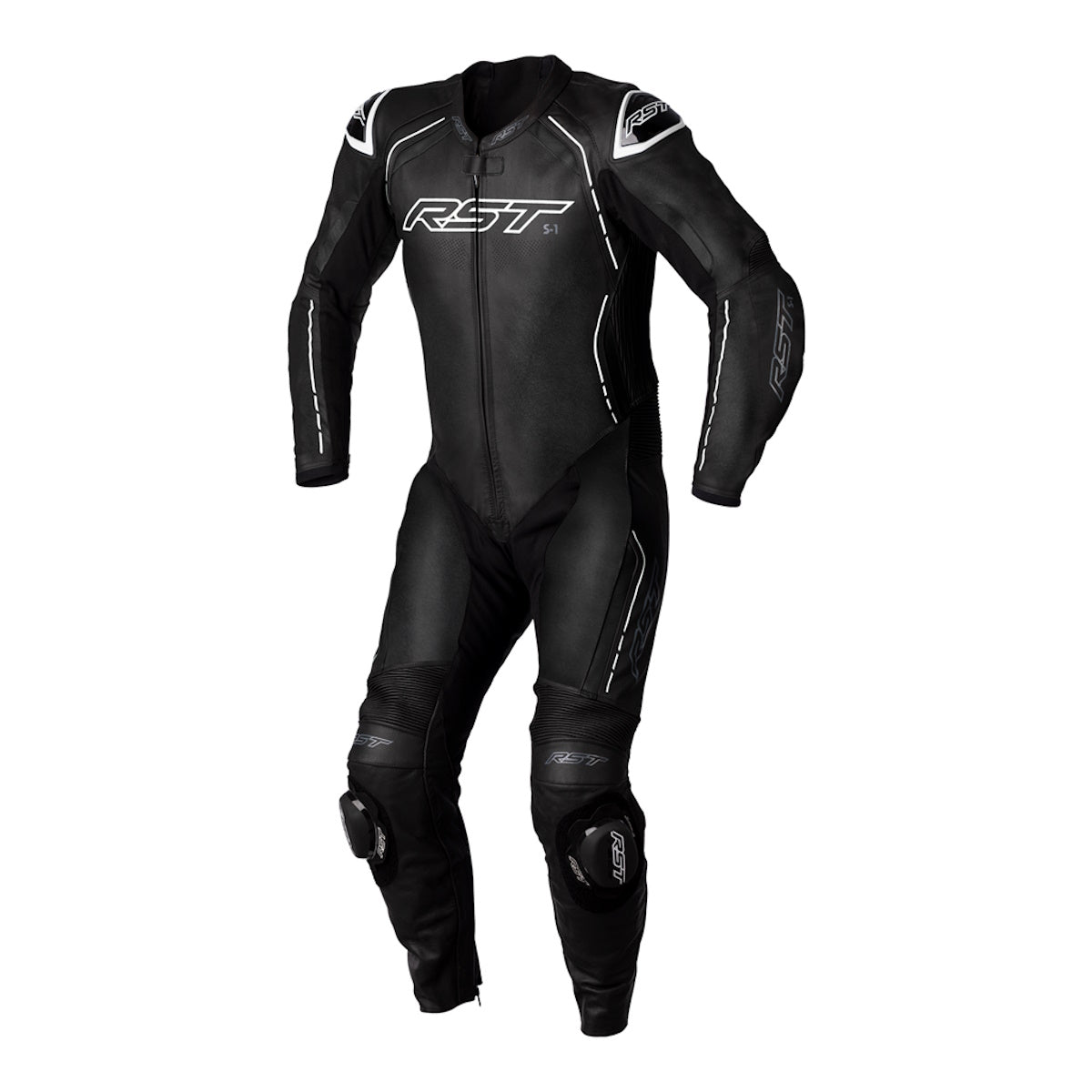 RST S1 CE Leather Suit Black Black