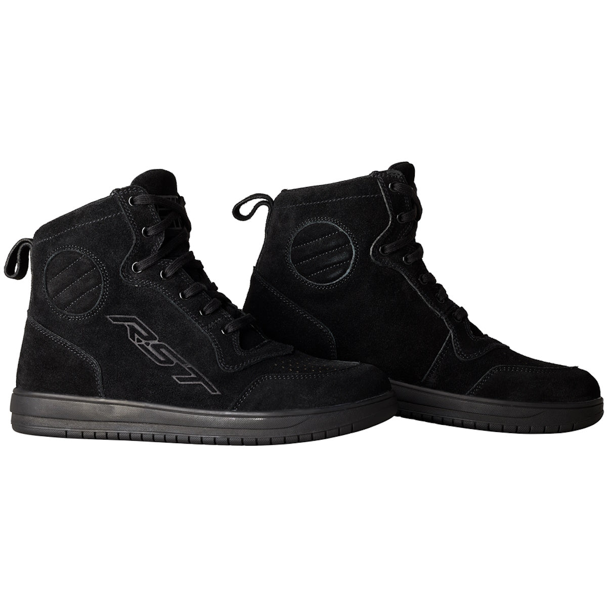 RST HiTop Moto Sneaker CE Boot Black Suede