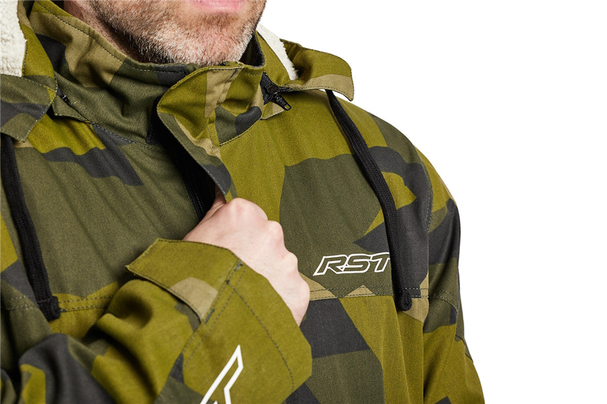 RST Loadout Full Zip CE Textile Hood Splinter Green