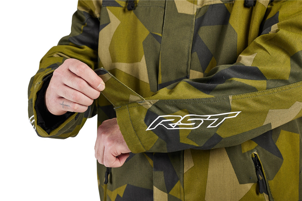 RST Loadout Full Zip CE Textile Hood Splinter Green