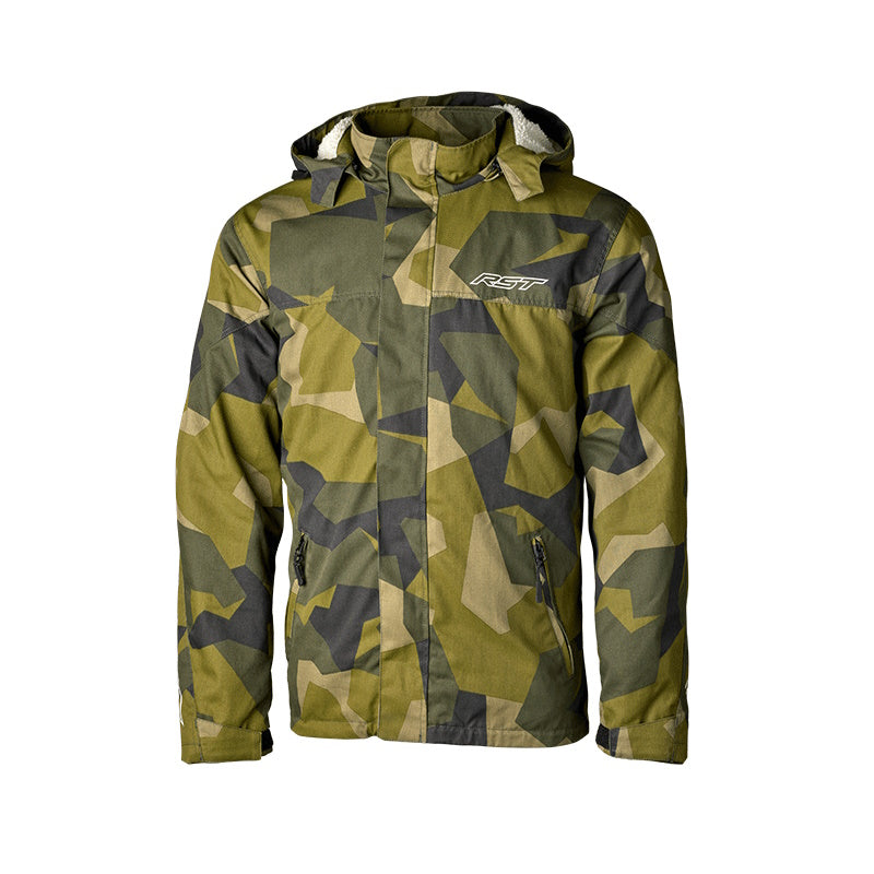 RST Loadout Full Zip CE Textile Hood Splinter Green