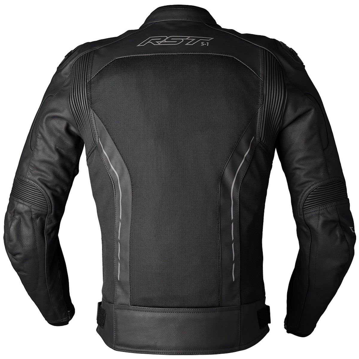 RST S1 Mesh CE Leather Jacket Black Black
