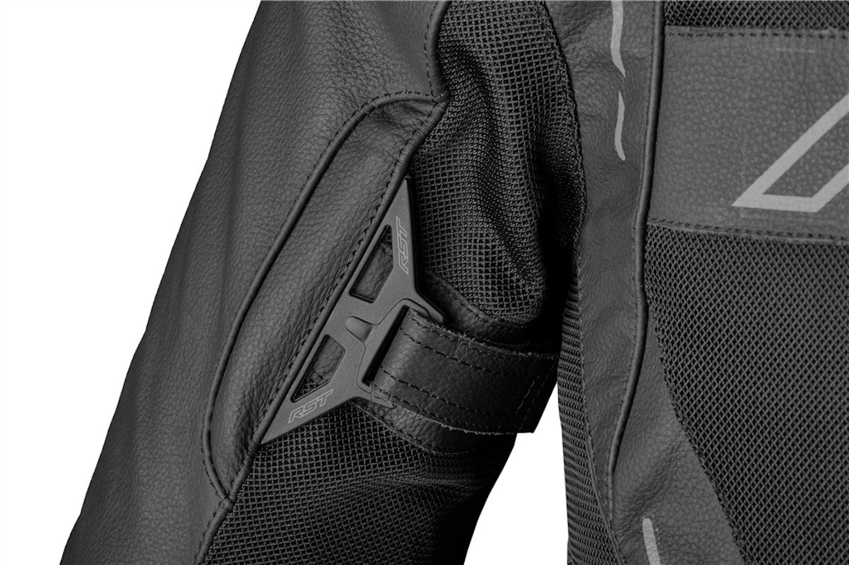 RST S1 Mesh CE Leather Jacket Black Black