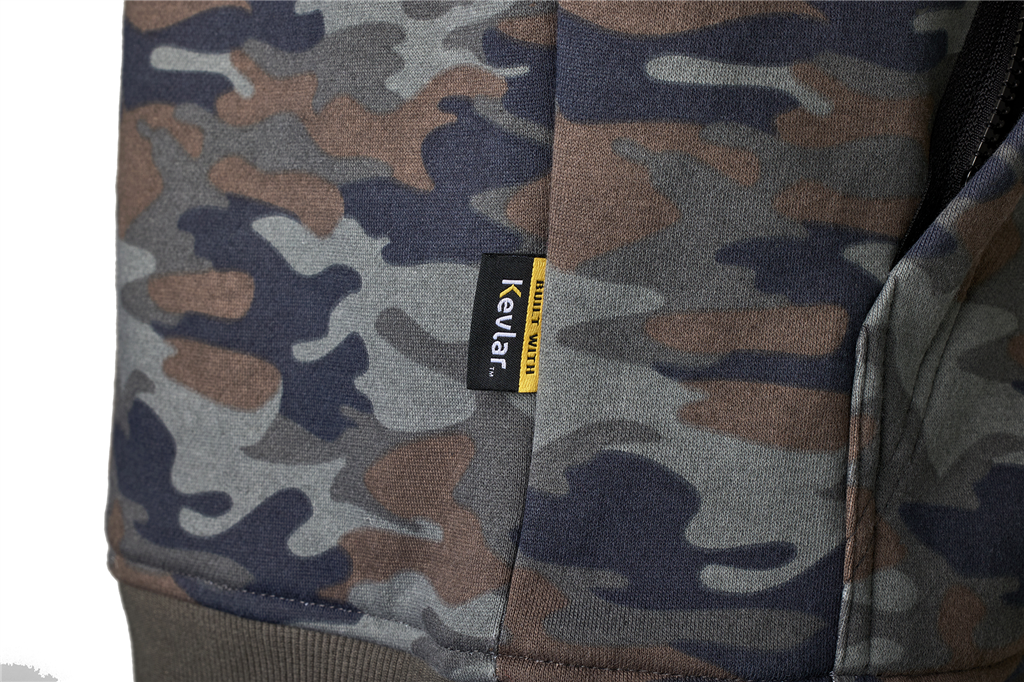 RST Zip Through Urban CE Textile Hoodie Camo