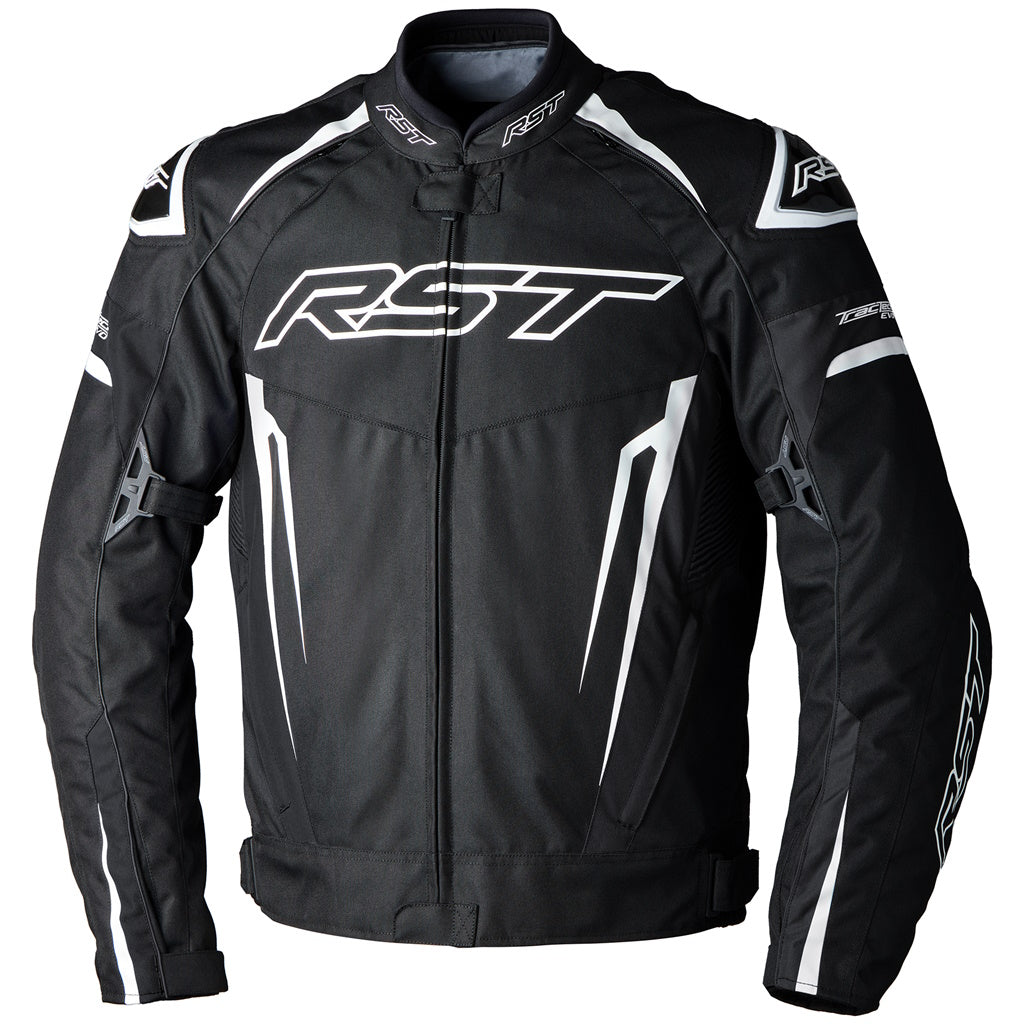 RST Tractech Evo 5 CE Textile Jacket Black White Black