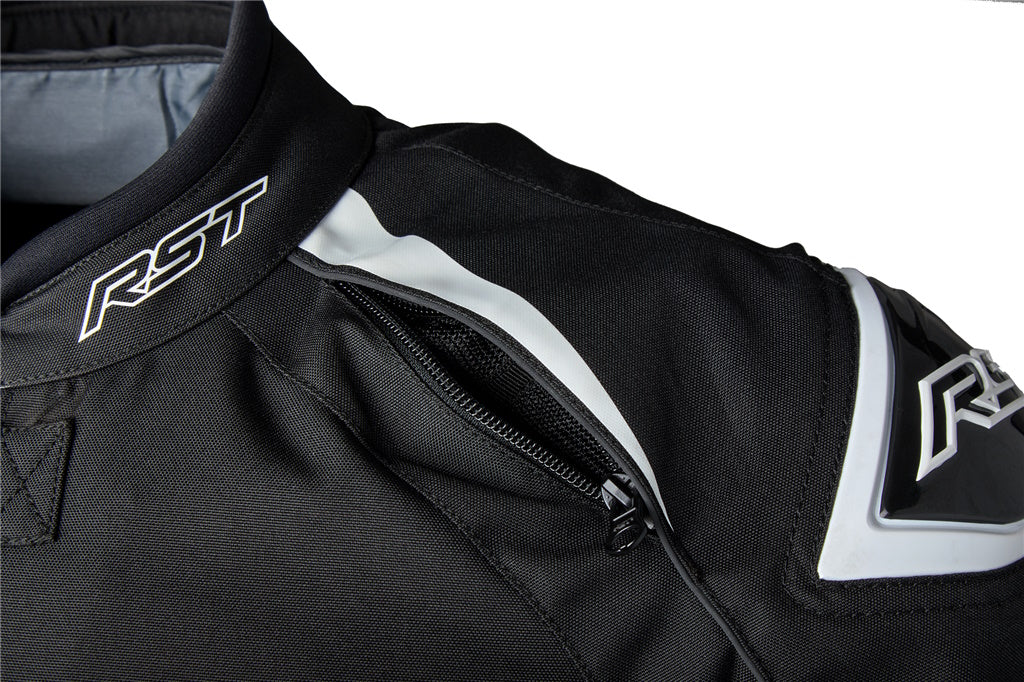 RST Tractech Evo 5 CE Textile Jacket Black White Black