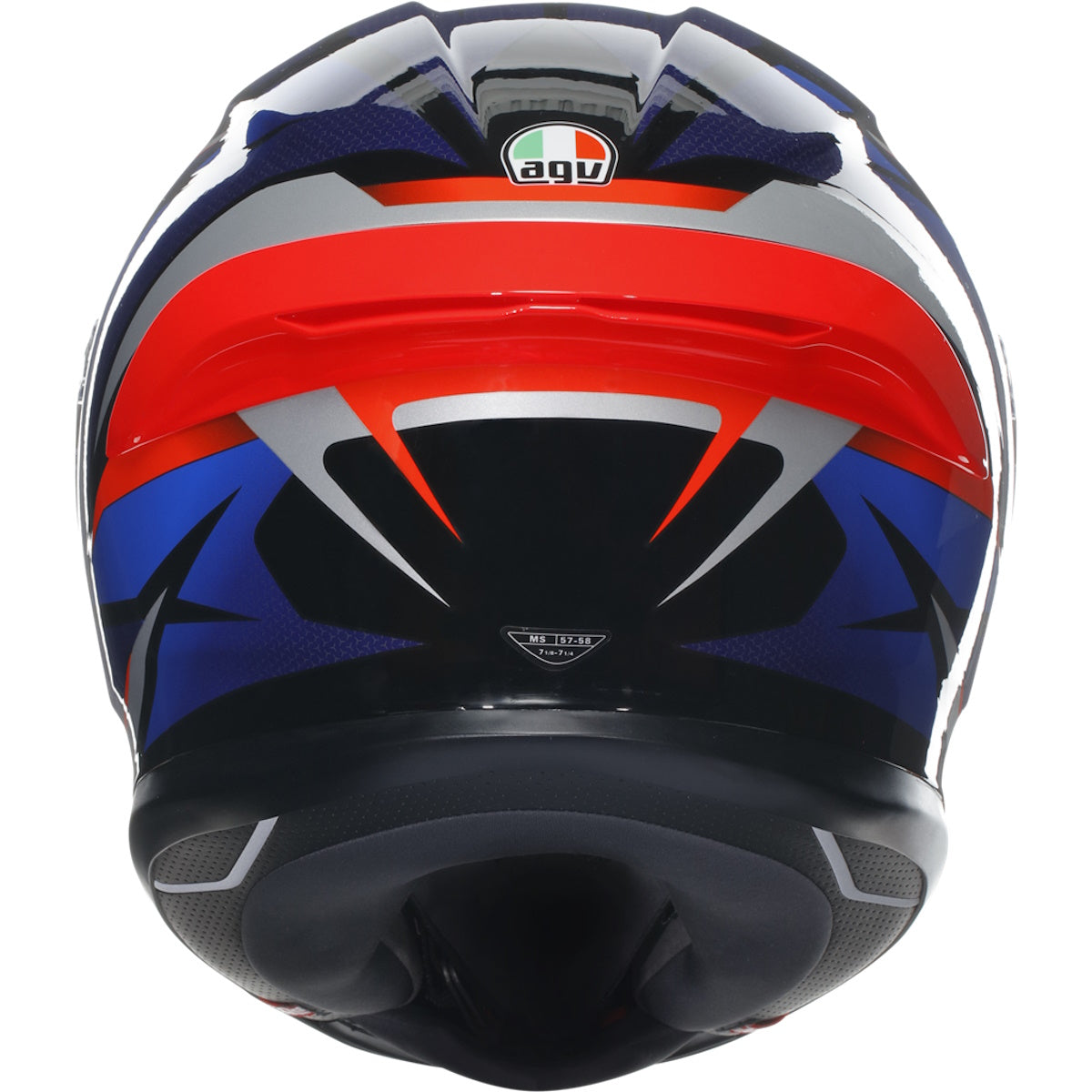 AGV K6-S Slashcut Black Blue Red Full Face Helmet