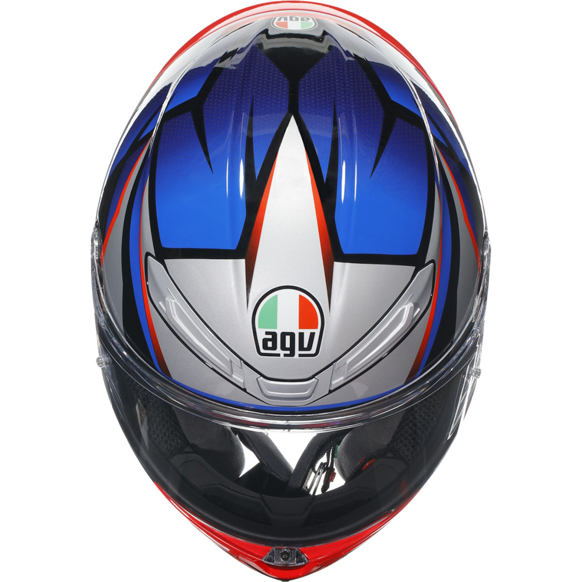 AGV K6-S Slashcut Black Blue Red Full Face Helmet