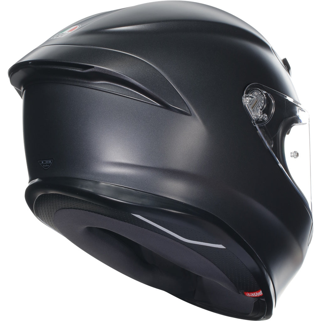 AGV K6-S Solid Black Full Face Helmet