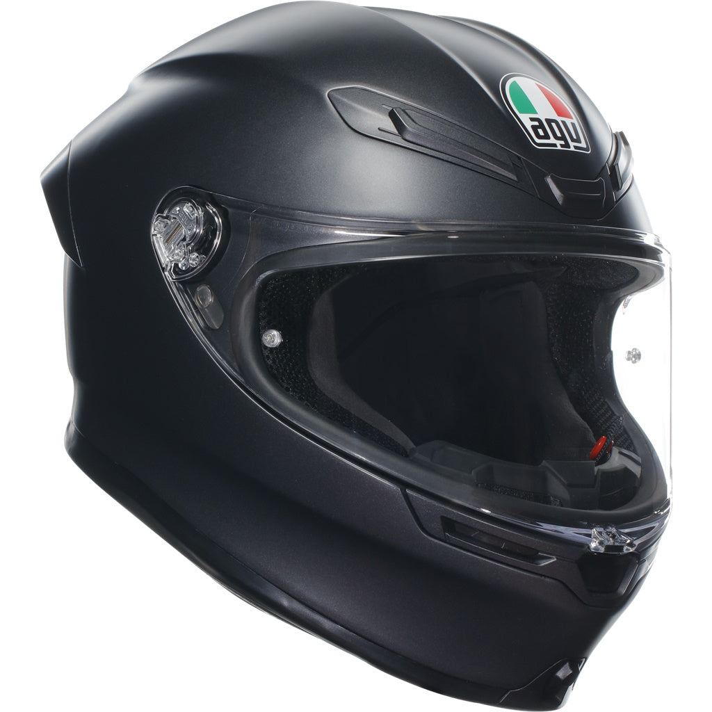 AGV K6-S Solid Black Full Face Helmet