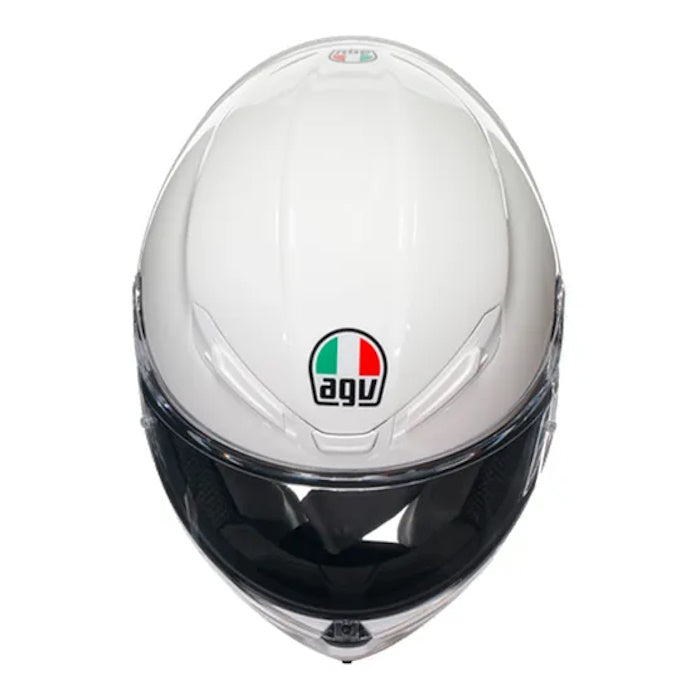 AGV K6-S Solid White Full Face Helmet