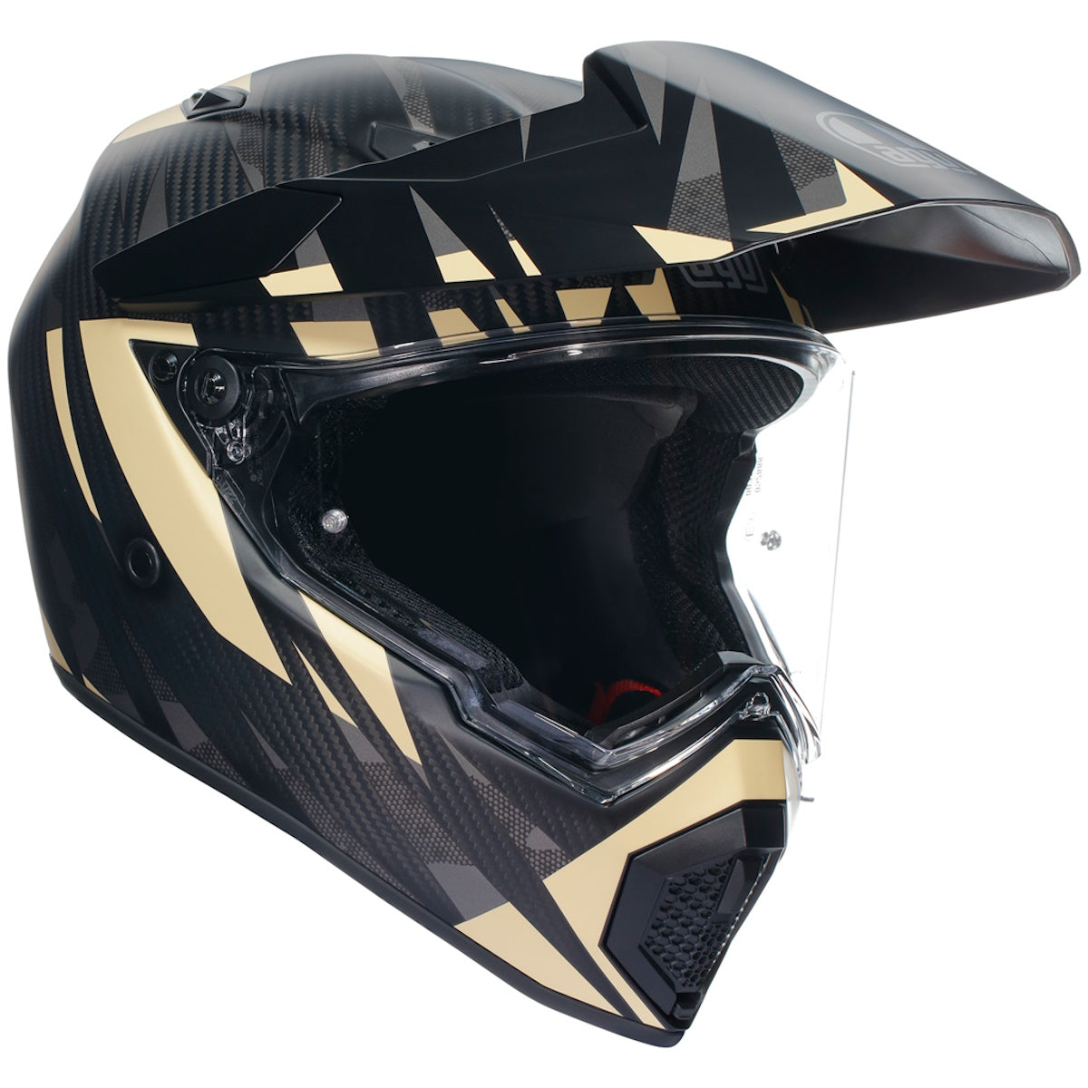 AGV AX9 ECE 22.06 Steppa Carbon Grey Sand