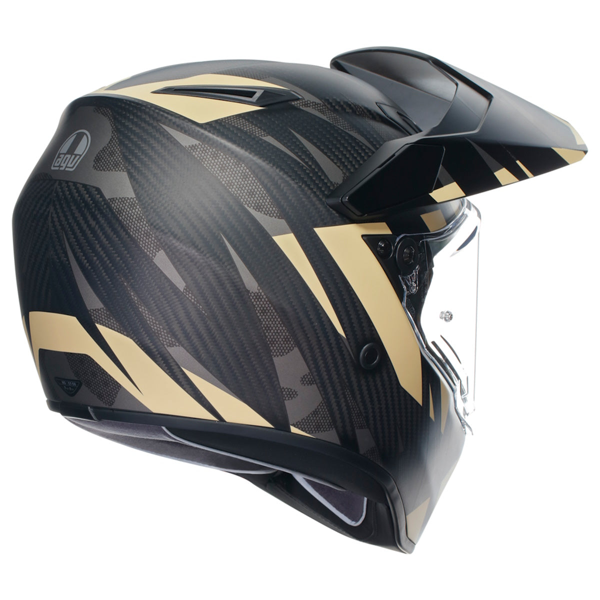 AGV AX9 ECE 22.06 Steppa Carbon Grey Sand