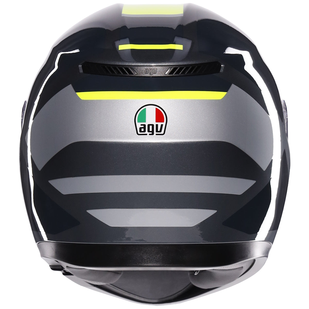 AGV K3 ECE 22.06 Shade Grey Fluorescent Yellow Full Face Helmet