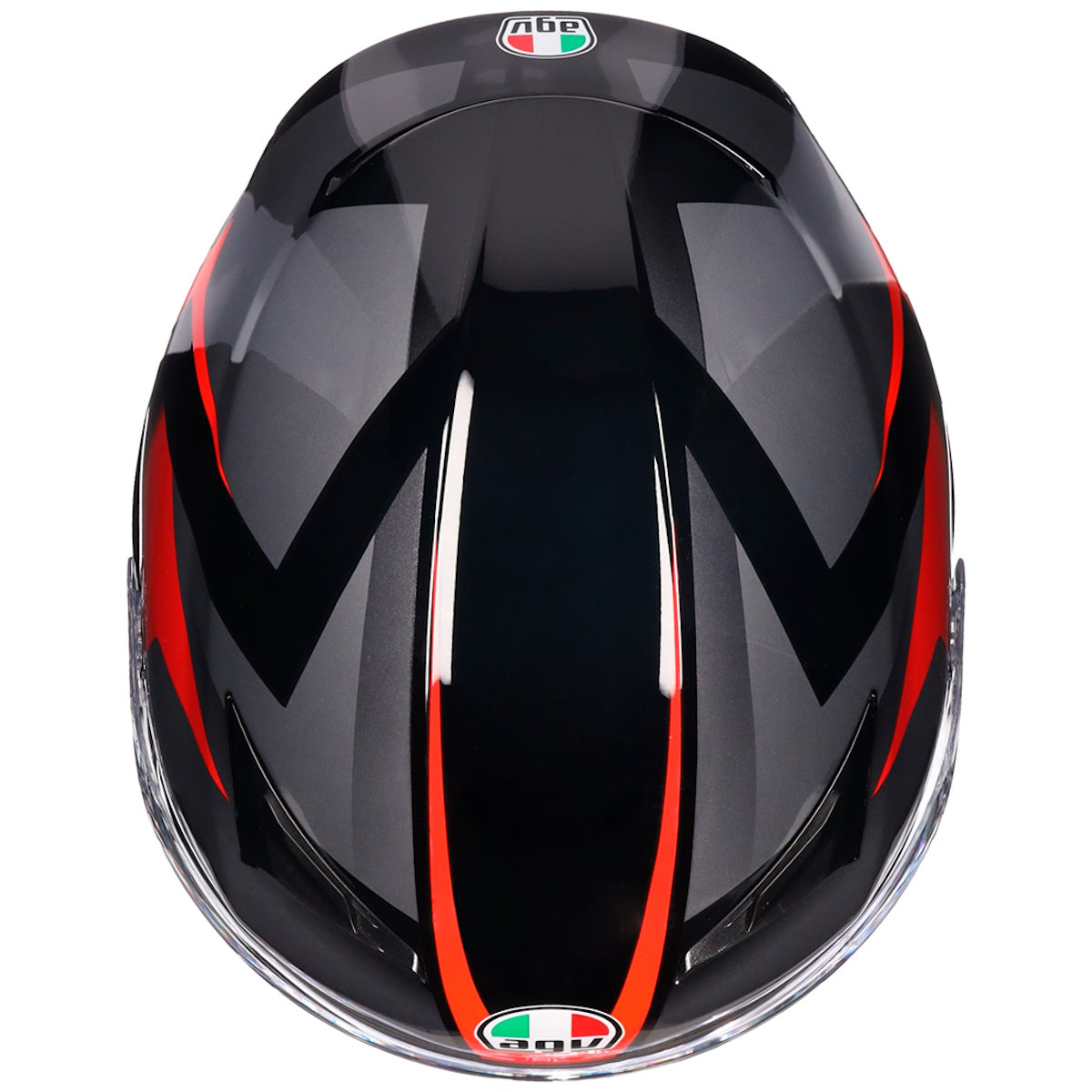 AGV K3 ECE 22.06 Striga Matt Black Grey Red Full Face Helmet