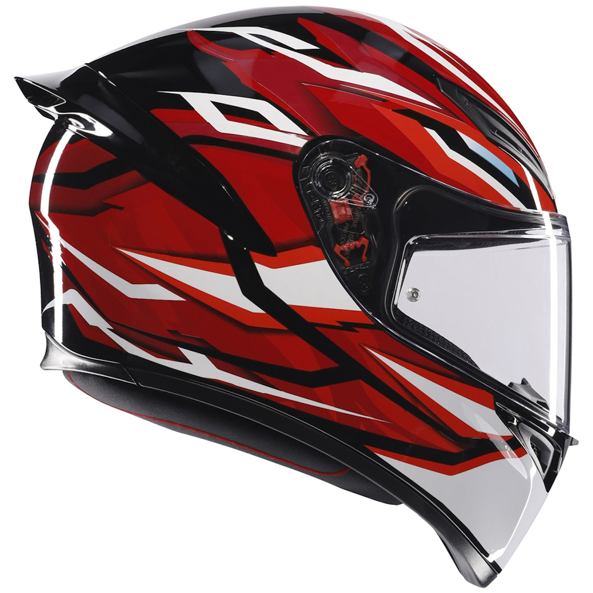 AGV K1-S Lion Black Red White Full Face Helmet