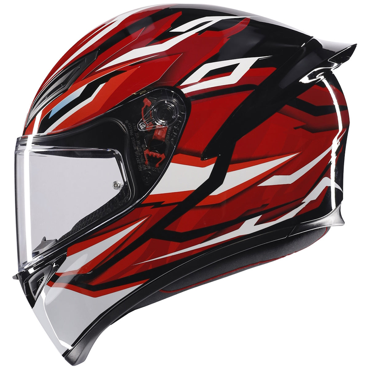 AGV K1-S Lion Black Red White Full Face Helmet
