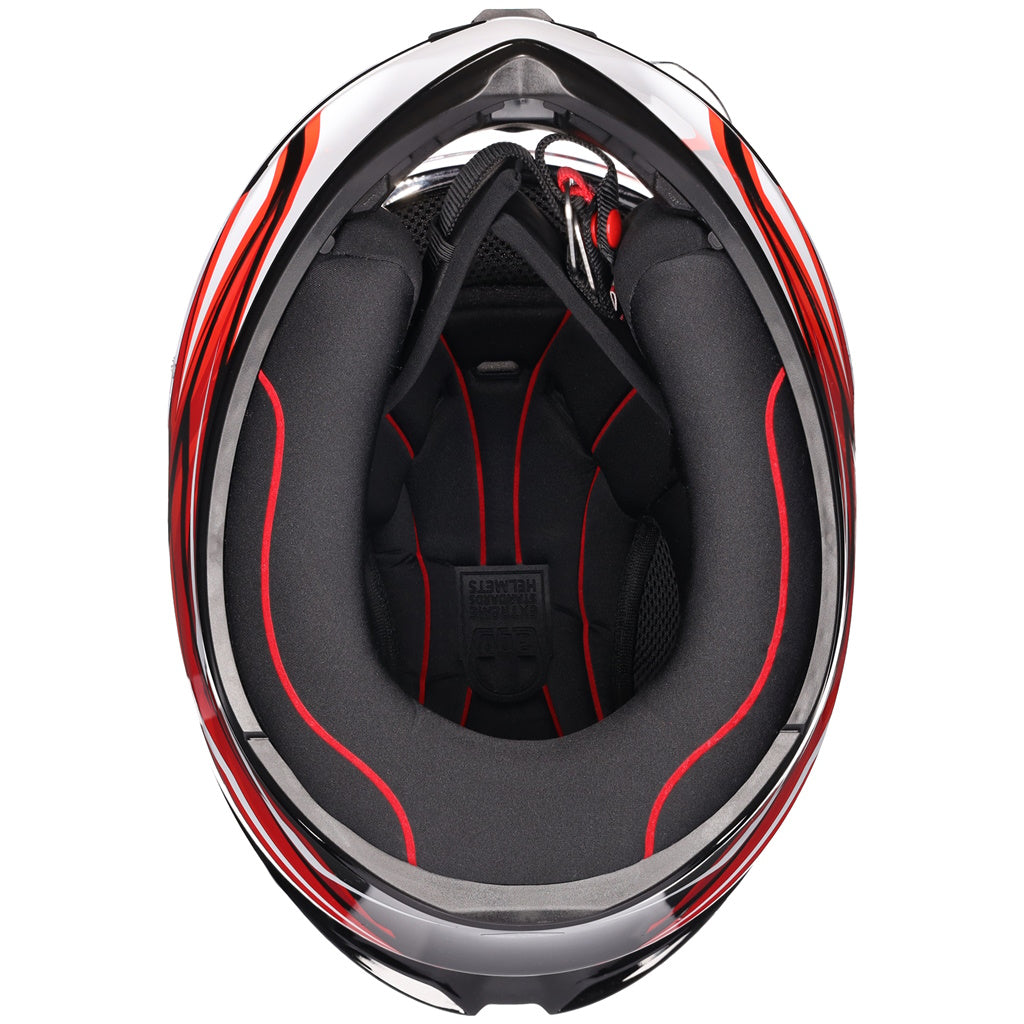 AGV K1-S Lion Black Red White Full Face Helmet