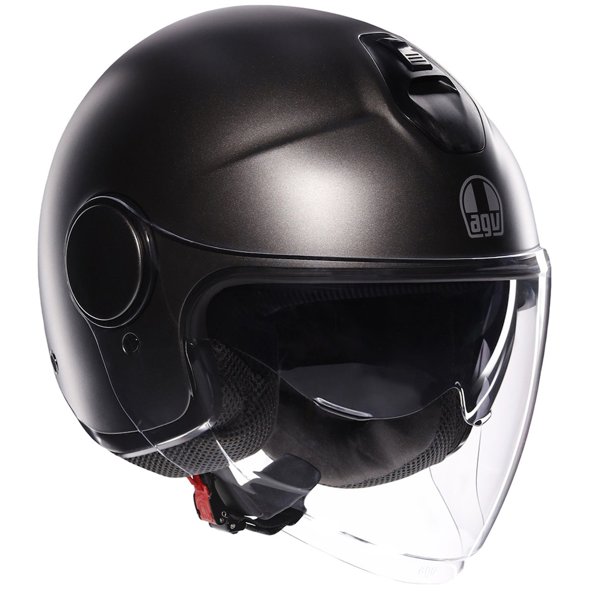 AGV Eteres Solid Asfalto Grey Open Face Helmet