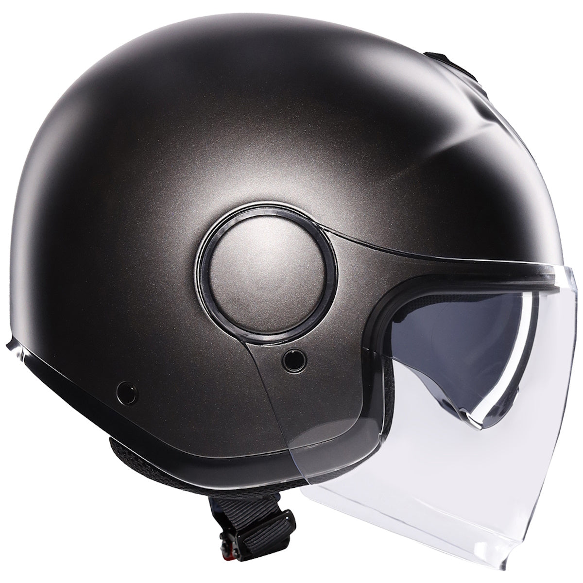 AGV Eteres Solid Asfalto Grey Open Face Helmet