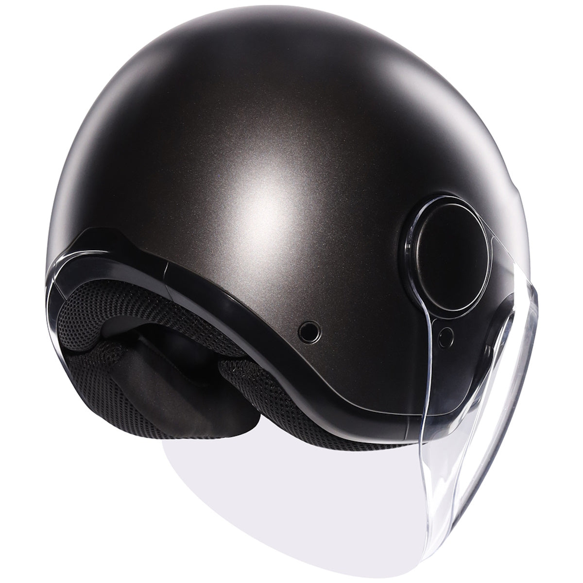 AGV Eteres Solid Asfalto Grey Open Face Helmet