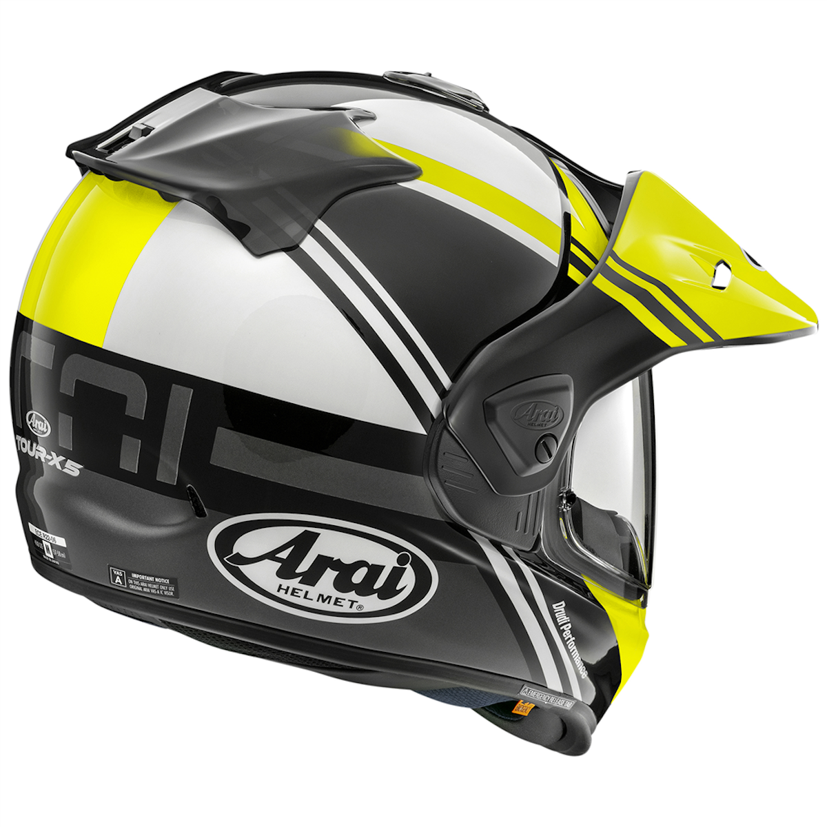 Arai Tour-X 5 Cosmic Yellow Dual Sport Helmet