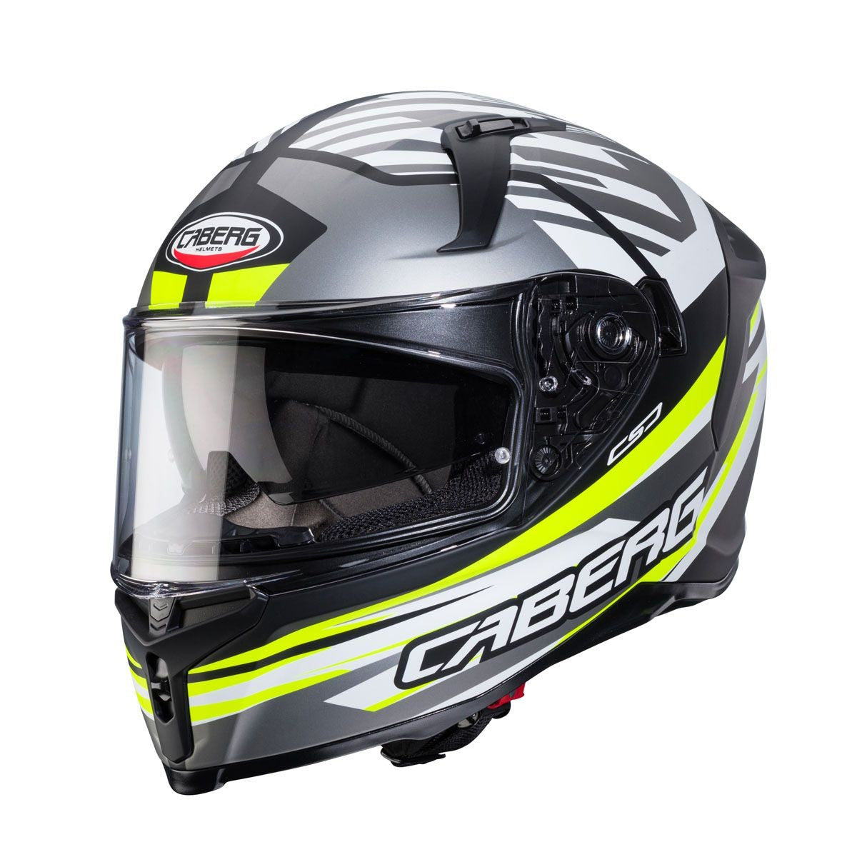 Caberg Avalon X Kira Matt Black Grey Yellow Full Face Helmets