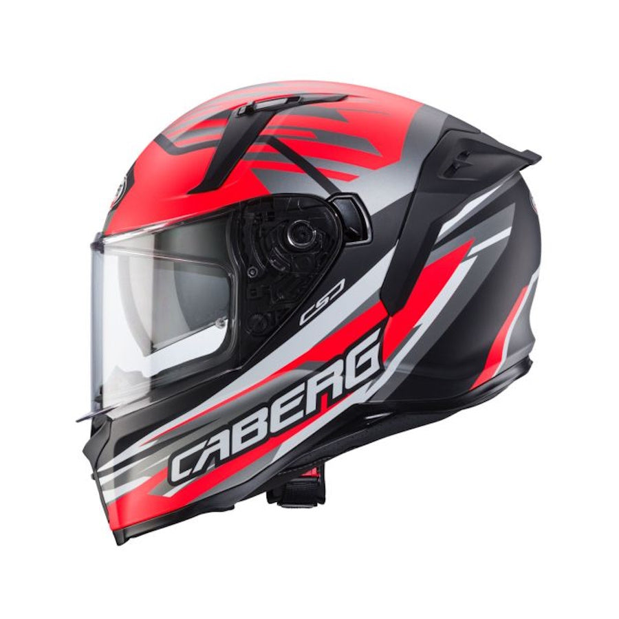 Caberg Avalon X Kira Matt Black Grey Red Full Face Helmets