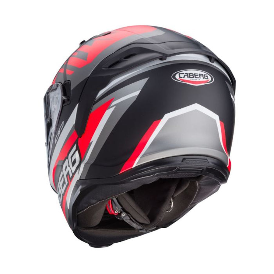 Caberg Avalon X Kira Matt Black Grey Red Full Face Helmets