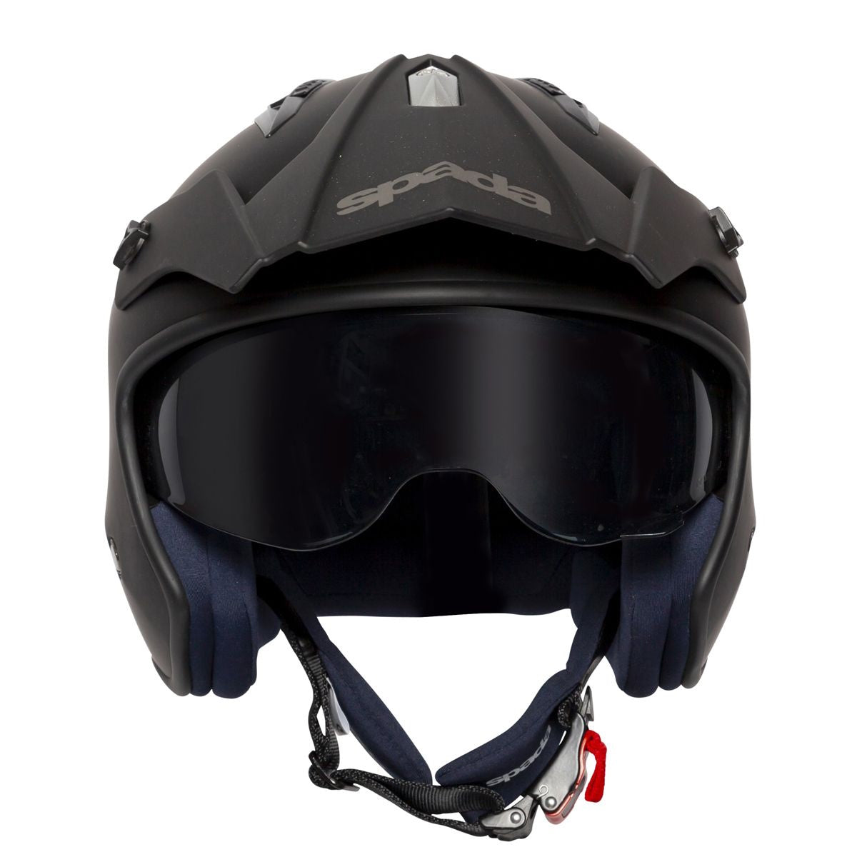 Spada Rock 06 Matt Black Open Face Helmet