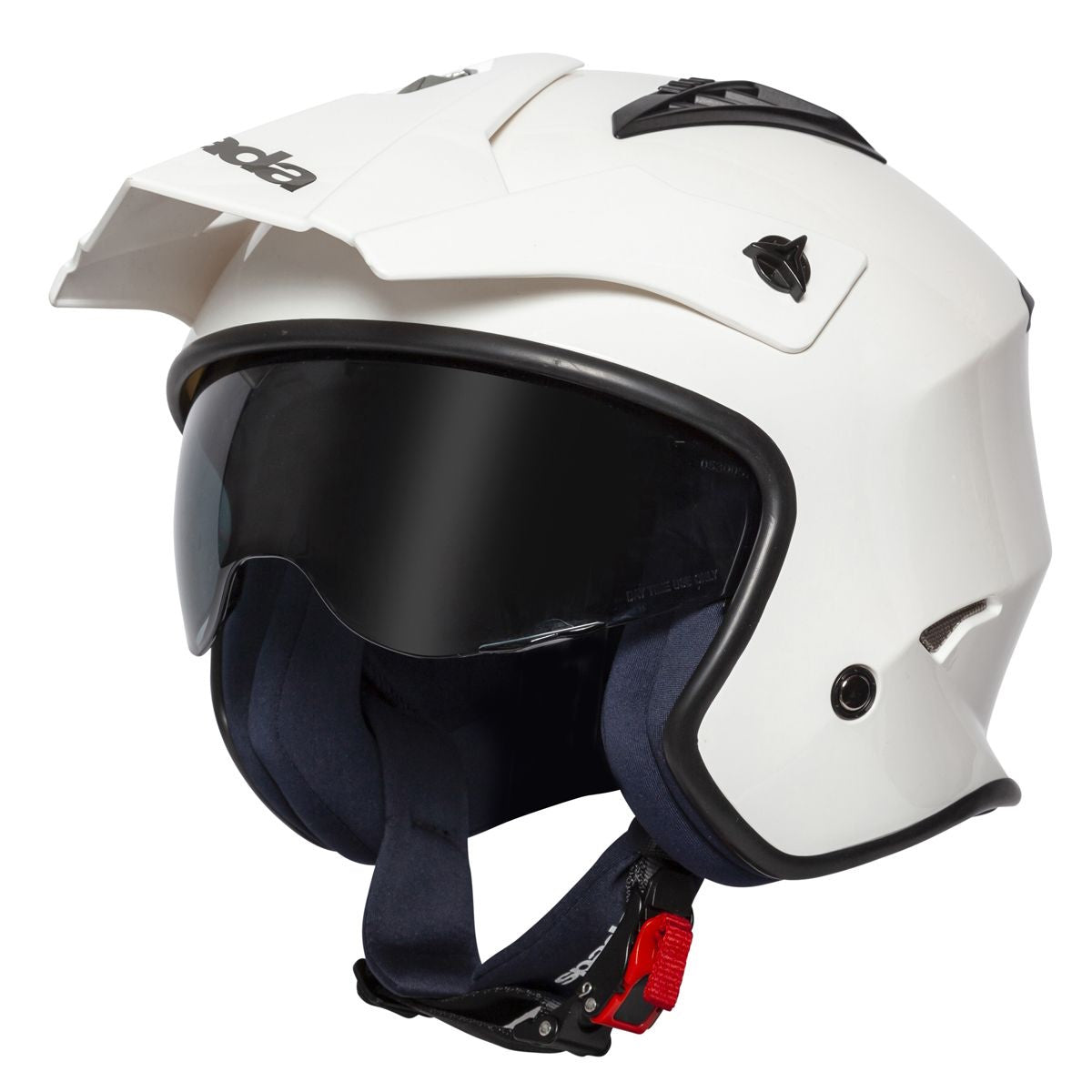 Spada Rock 06 White Open Face Helmet