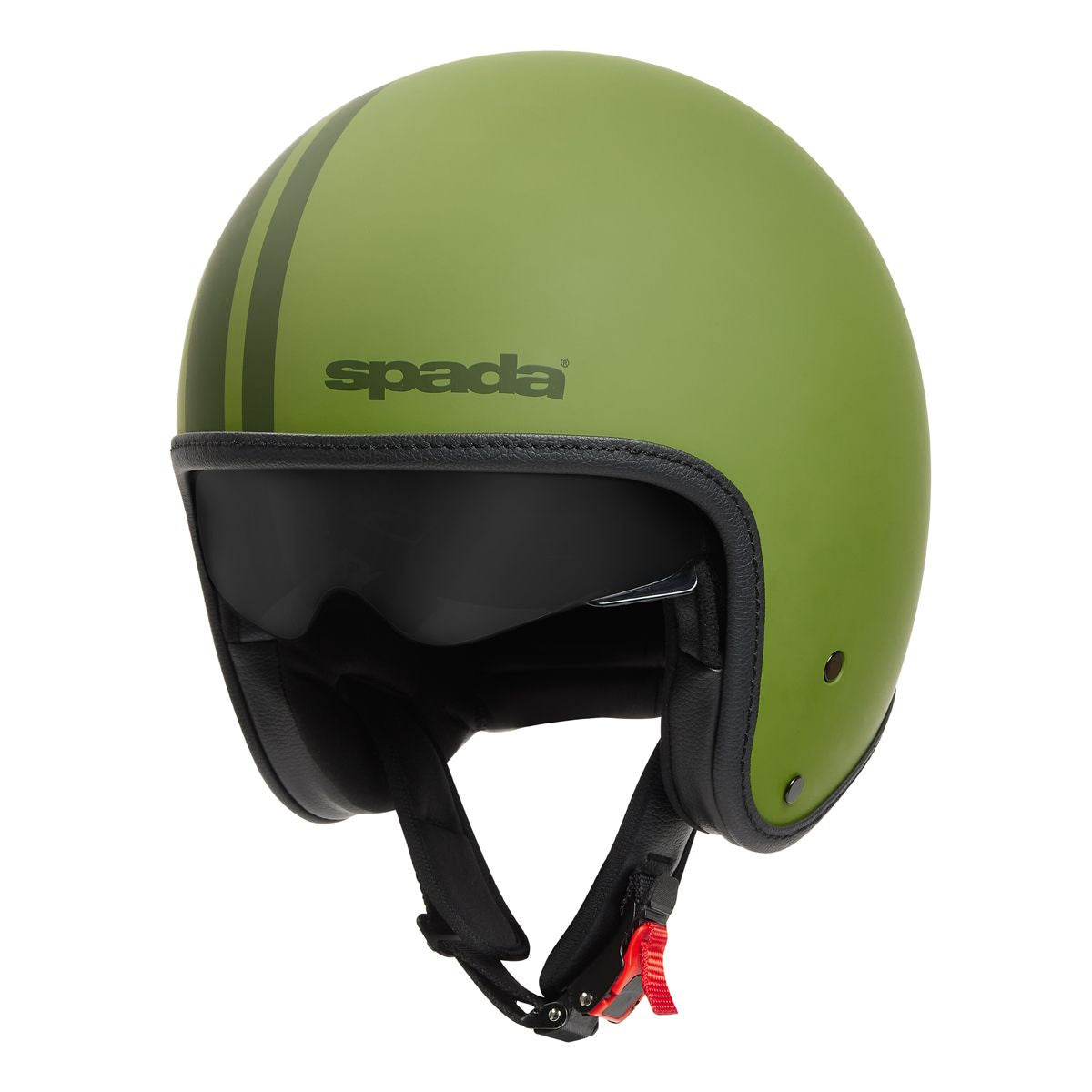 Spada Ace Command Matt Green Open Face Helmet