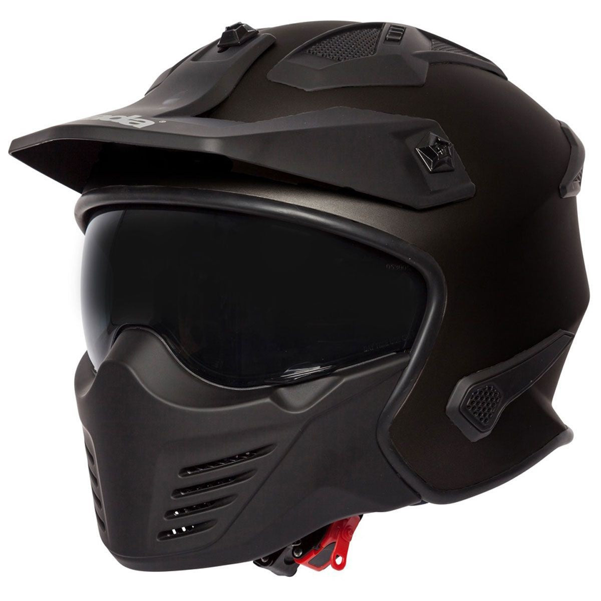 Spada Storm 06 Matt Black Open Face Helmet