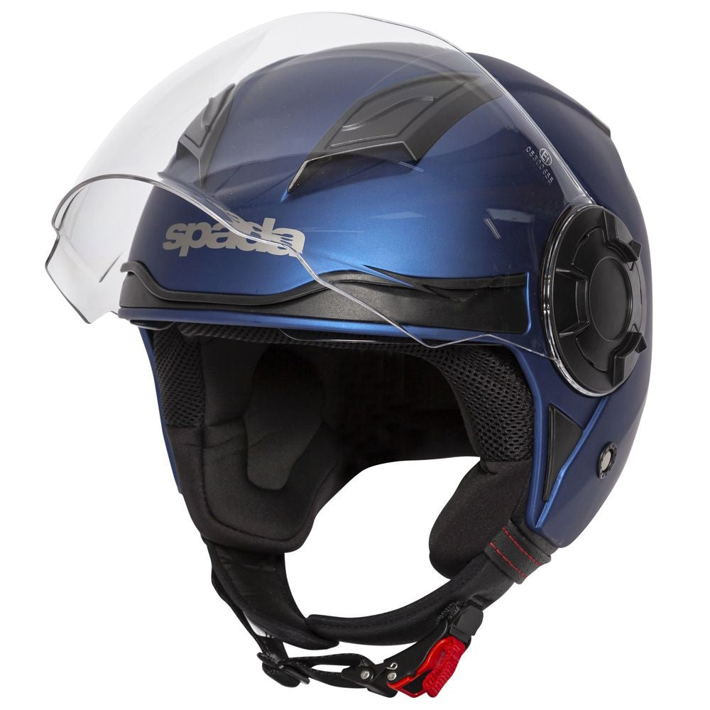 Spada Lycan 06 Matt Blue Open Face Helmet