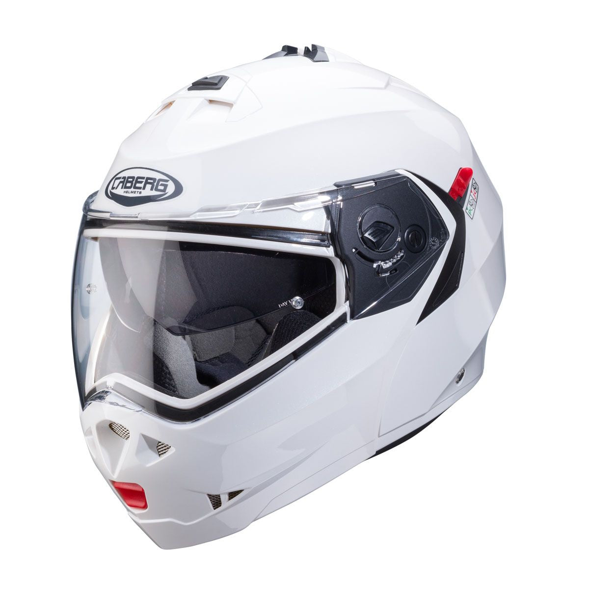 Caberg Duke X White Metal Flip Front Helmet