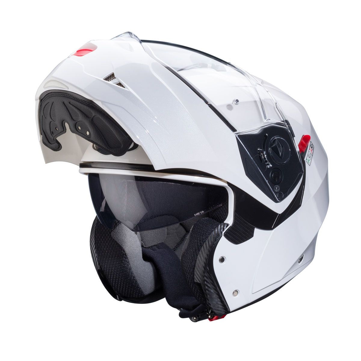 Caberg Duke X White Metal Flip Front Helmet