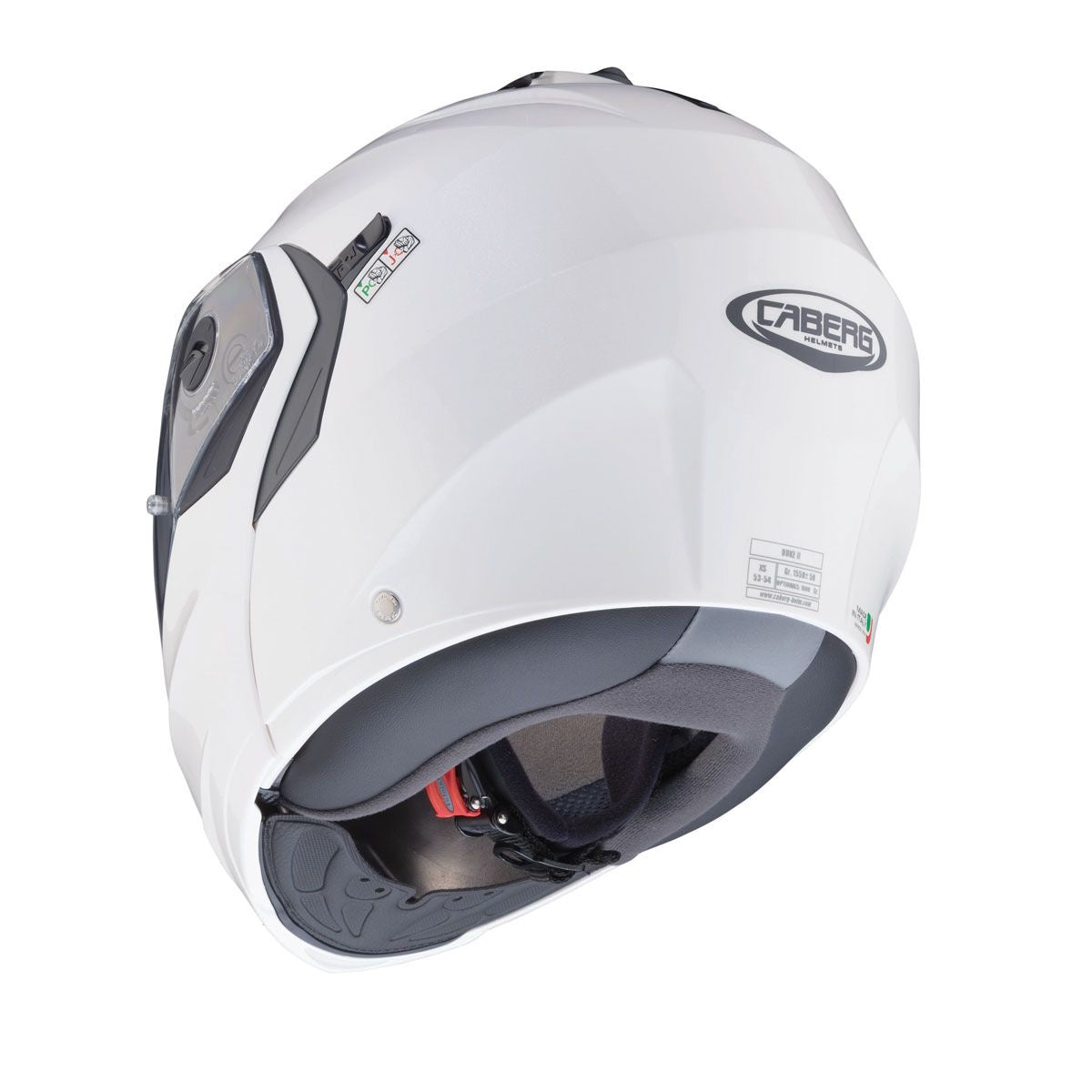 Caberg Duke X White Metal Flip Front Helmet