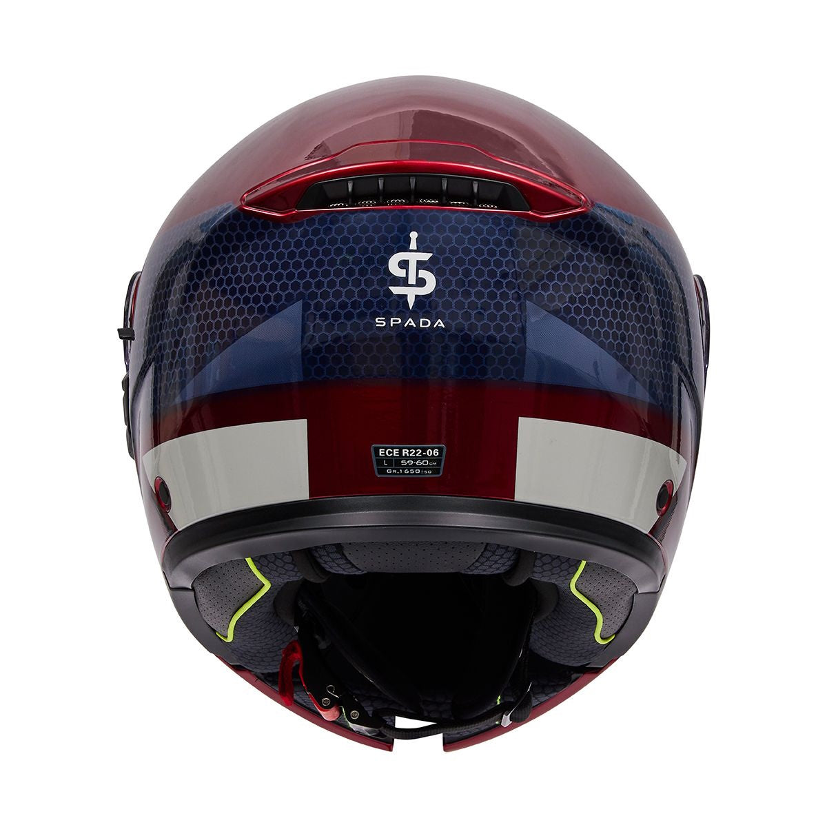 Spada Orion 2 Allure Red Blue Full Face Helmet