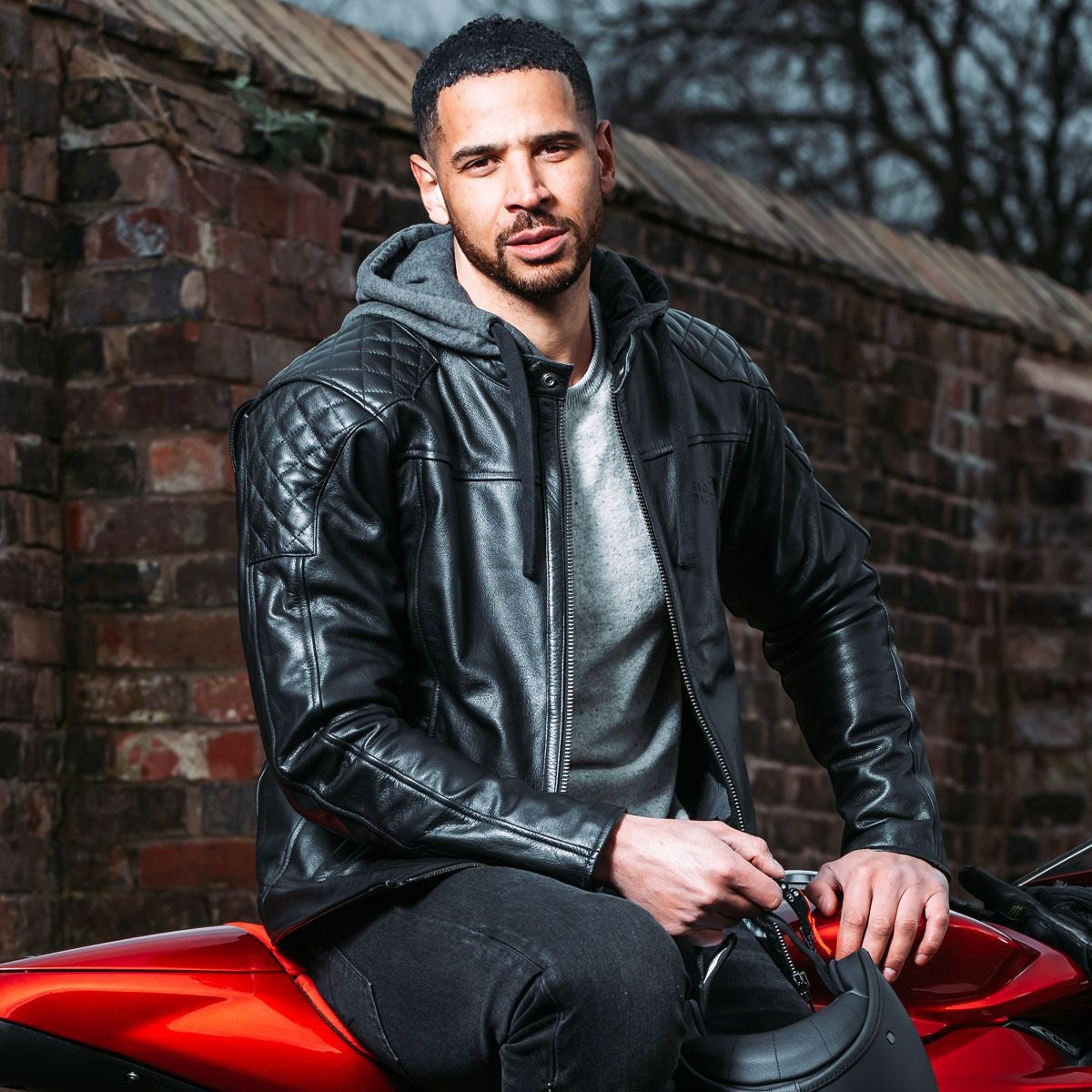 Spada Lambert Leather Jacket Black