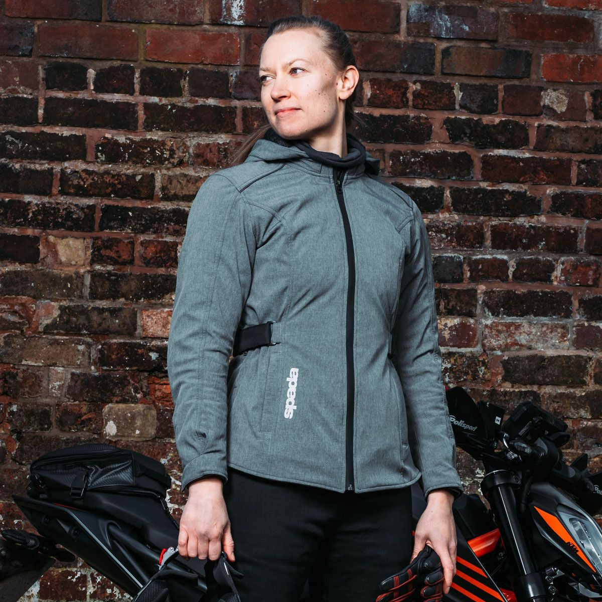 Spada Hairpin 2.0 Ladies CE Waterproof Jacket Grey