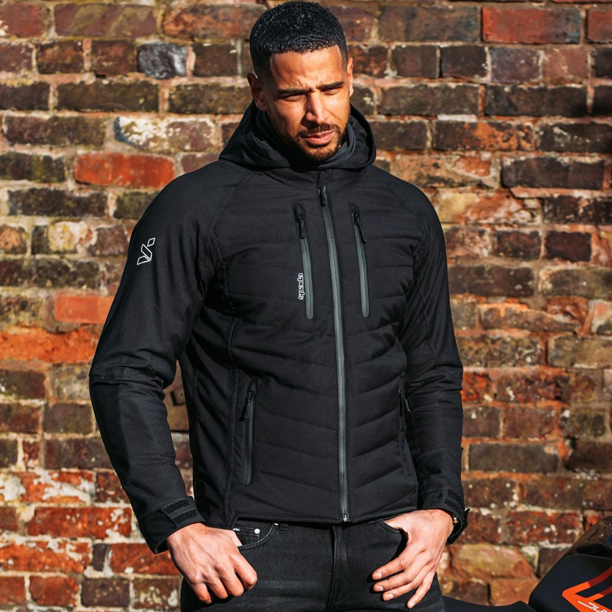 Spada Tino Quilted CE Jacket Black