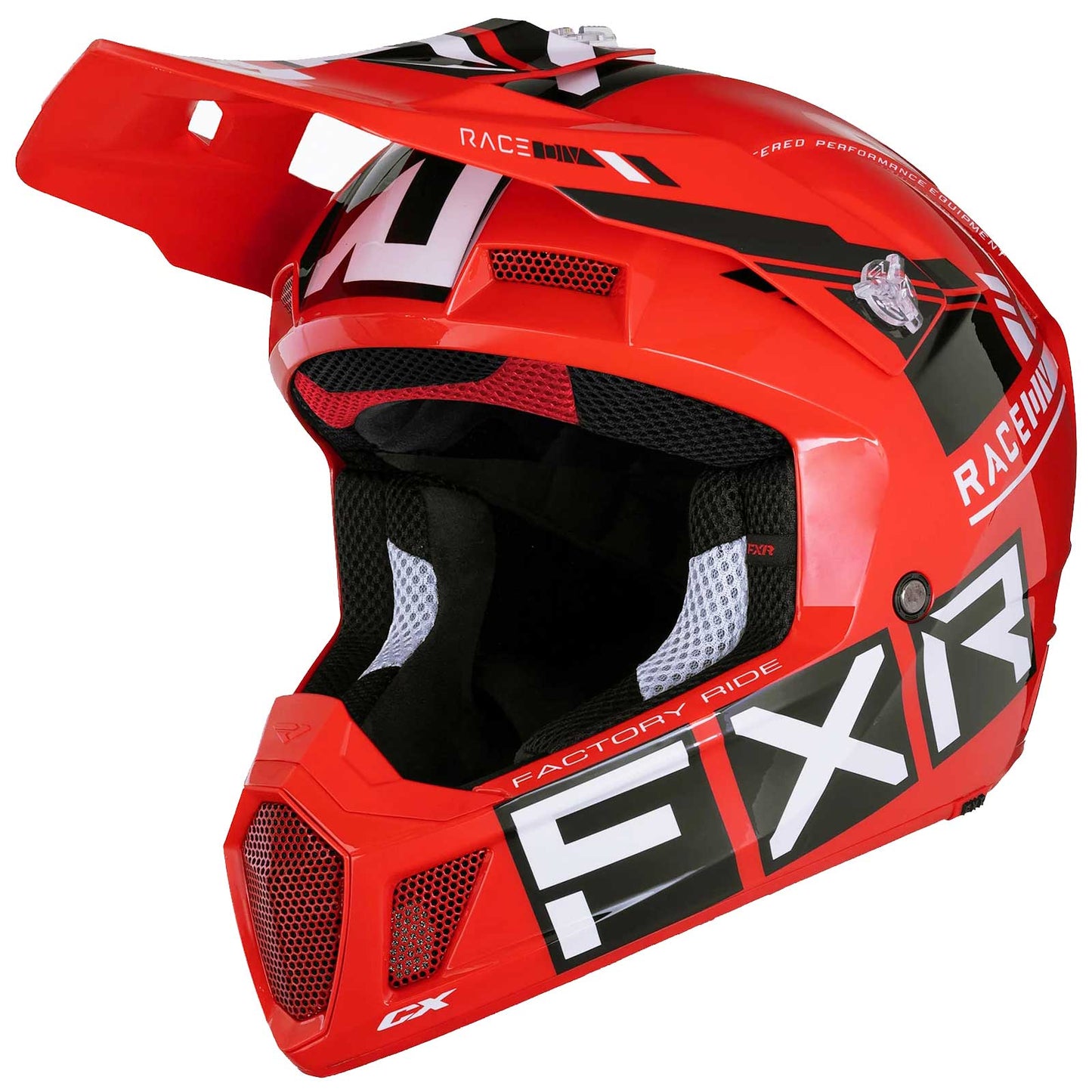 FXR Clutch CX Pro Mips Red Black 23 Motocross Helmet