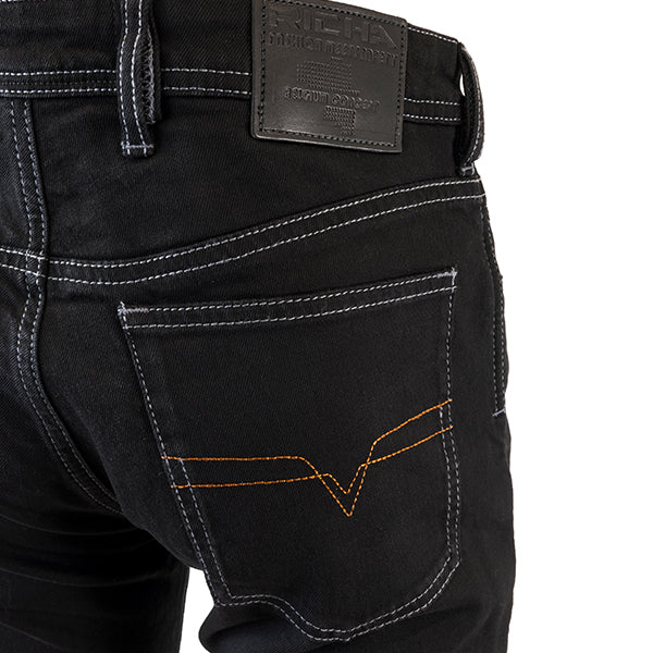 Richa Hammer 2 Ladies Short Jeans Black